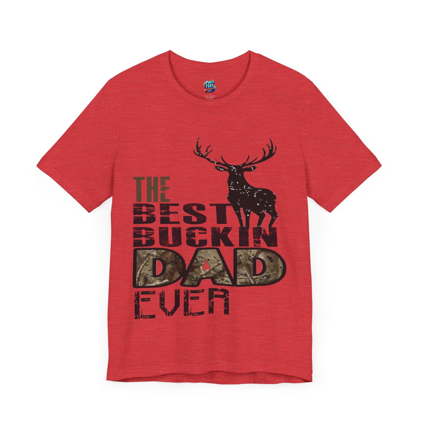 Best Buckin'Dad-Jersey Knit T-Shirt