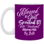 Blessed & Spoiled Gradient-11oz White Mug