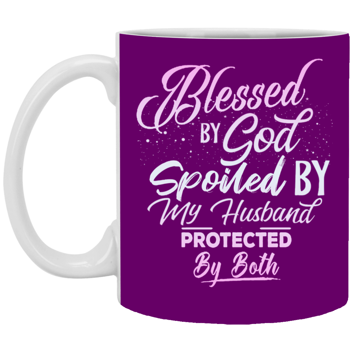 Blessed & Spoiled Gradient-11oz White Mug