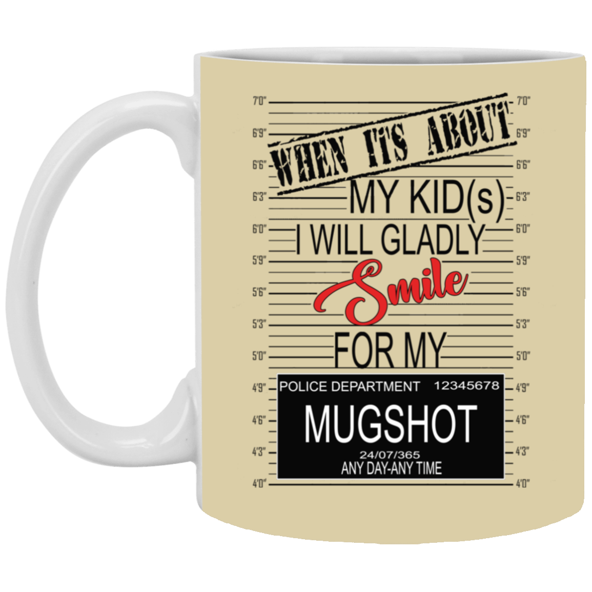 Mugshot-11oz White Mug