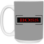 Boss-15oz White Mug