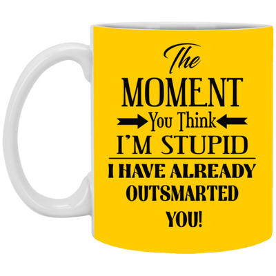 Outsmarted-11oz White Mug