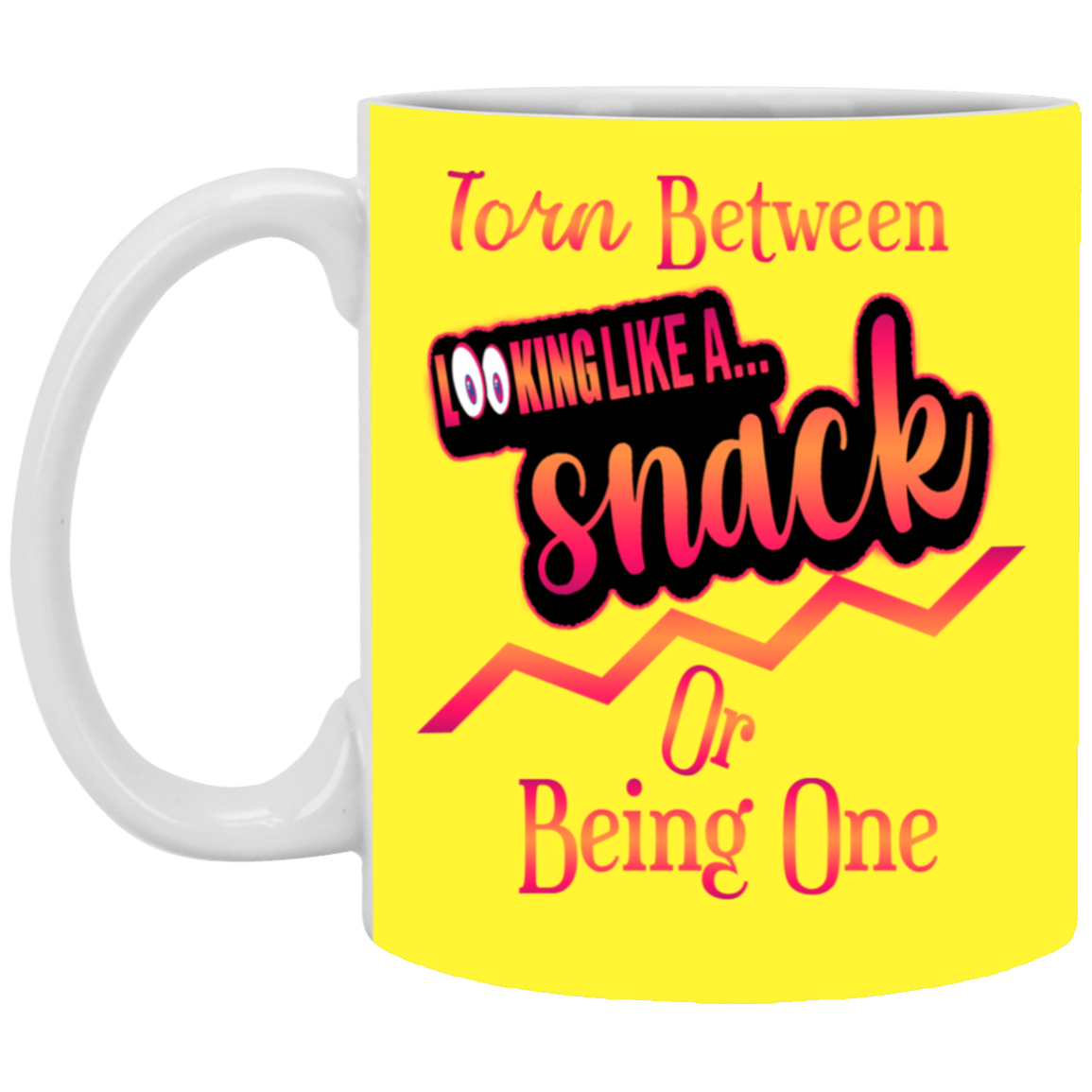 A Snack-Crying-11oz White Mug
