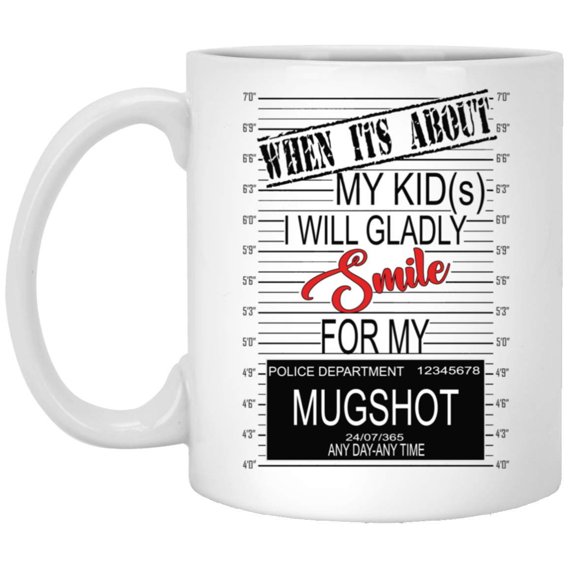 Mugshot-11oz White Mug