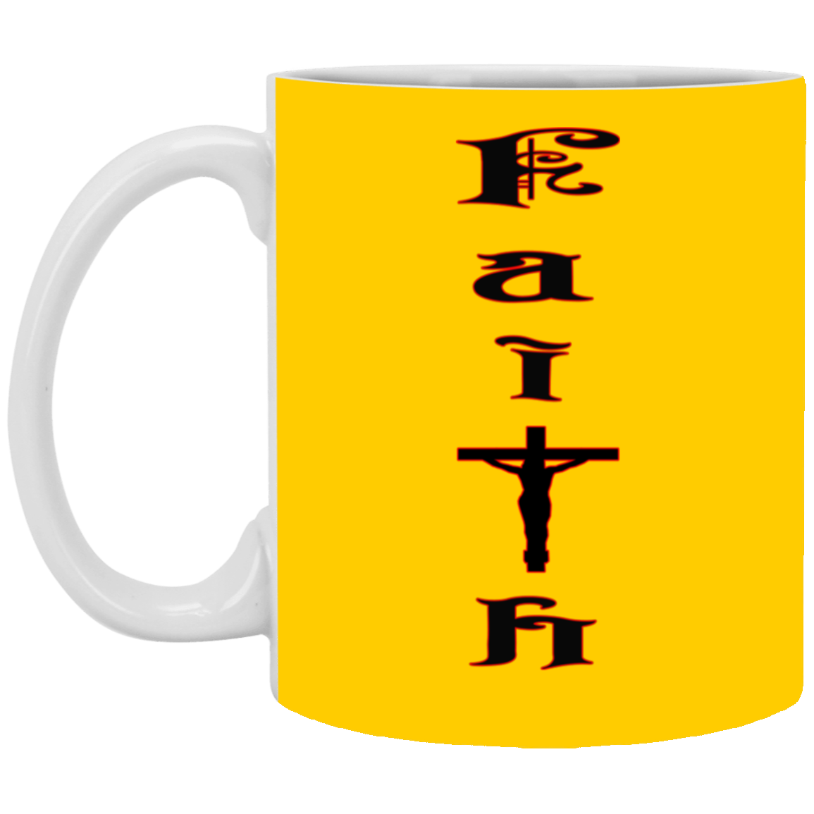 Faith-11oz White Mug