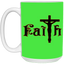 Faith-15oz White Mug