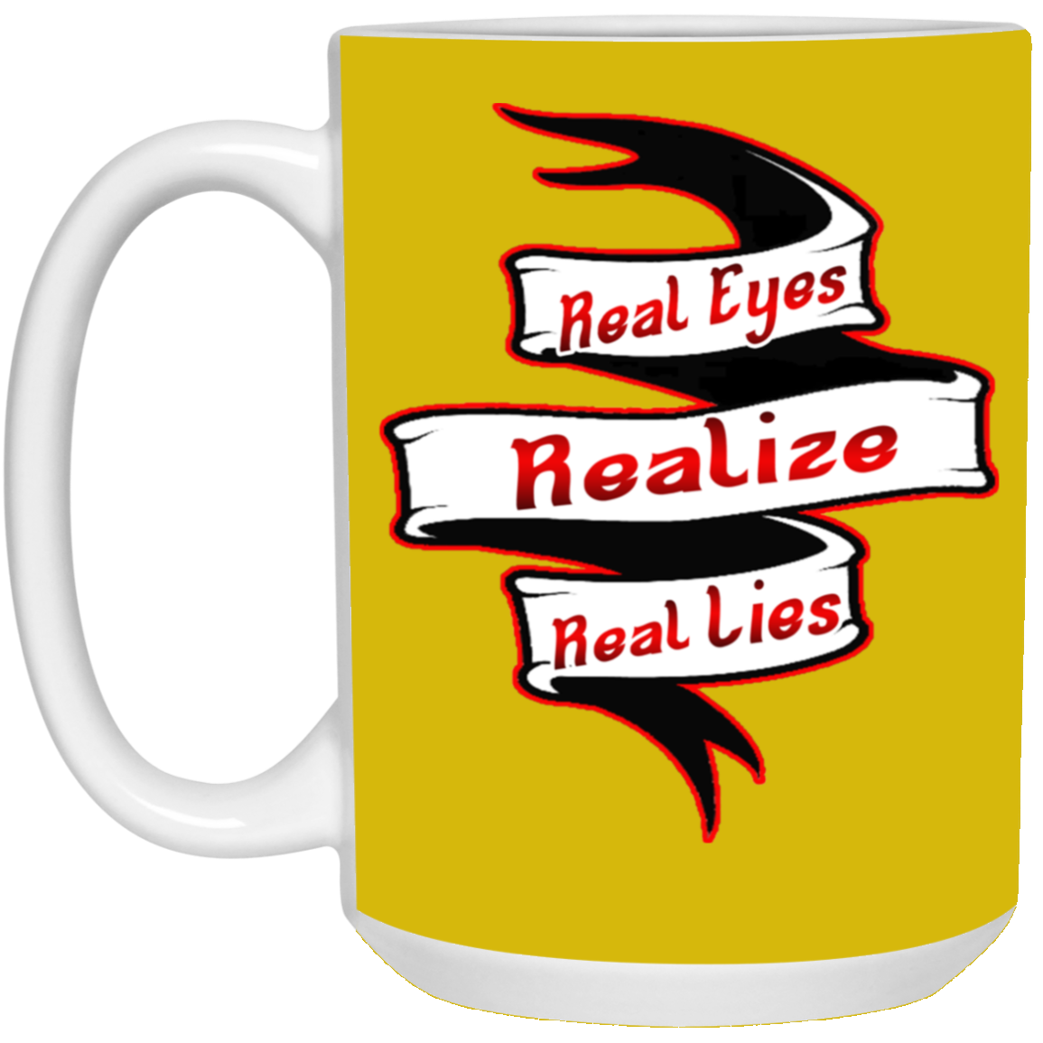 Real Eyes-15oz White Mug