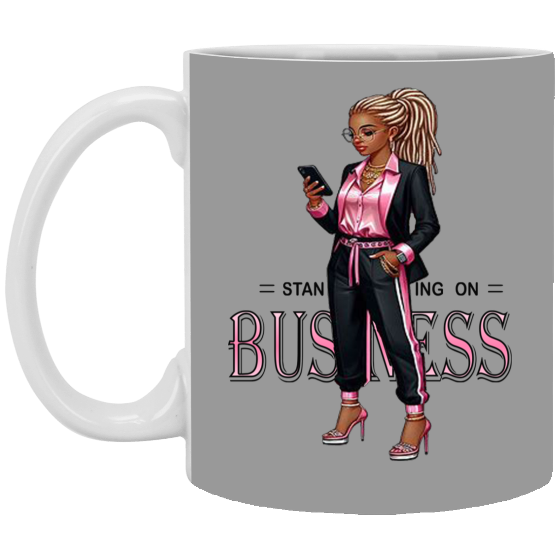 Standing on Business-Dreads-11oz White Mug