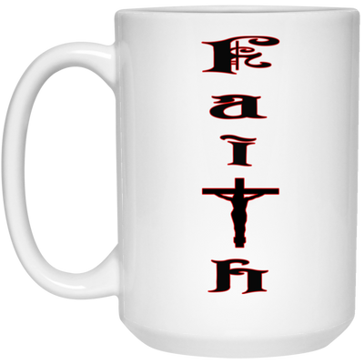 Faith-15oz White Mug