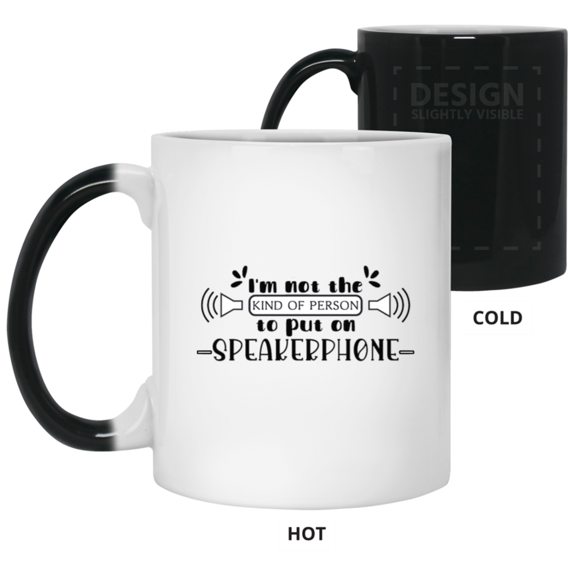Speakerphone-11oz Color Changing Mug
