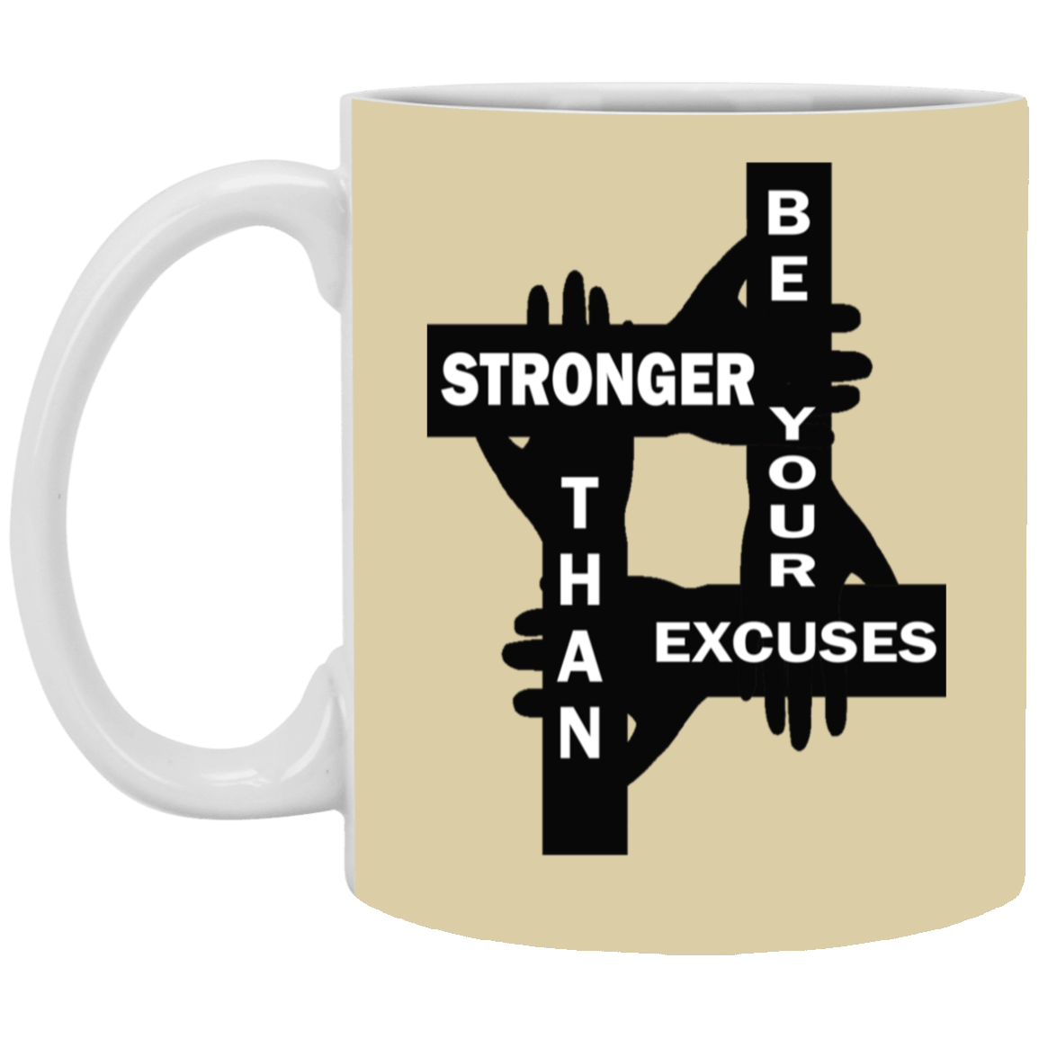 Be Stronger-11oz White Mug