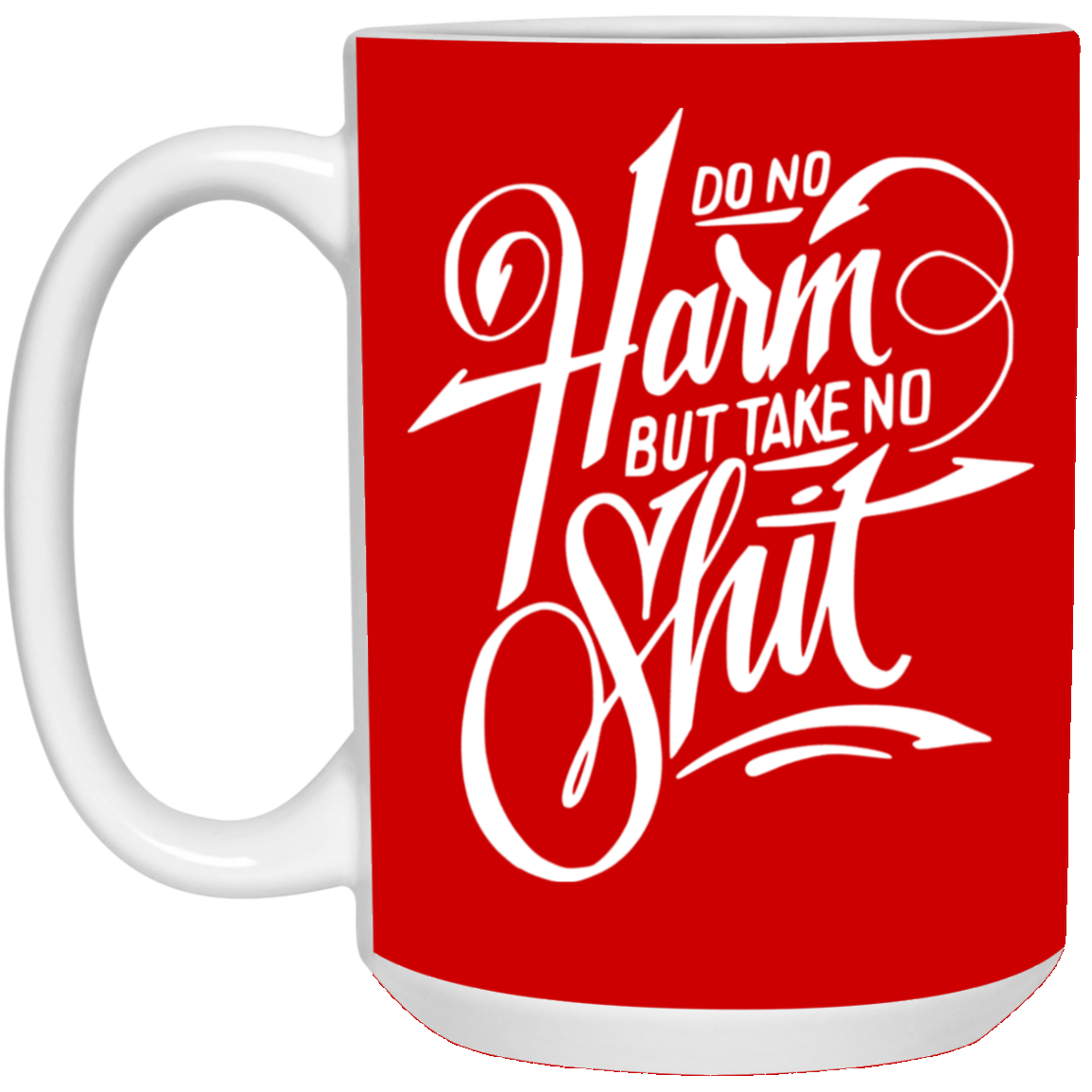 No Harm-15oz White Mug