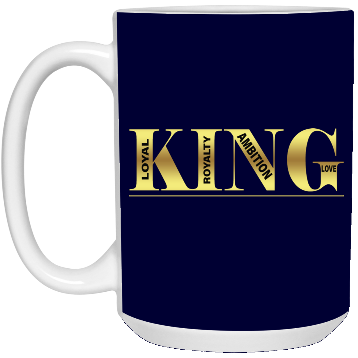 King-15oz White Mug