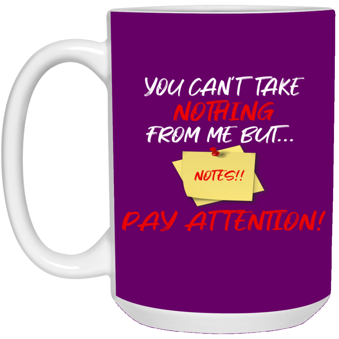 Notes-15oz White Mug