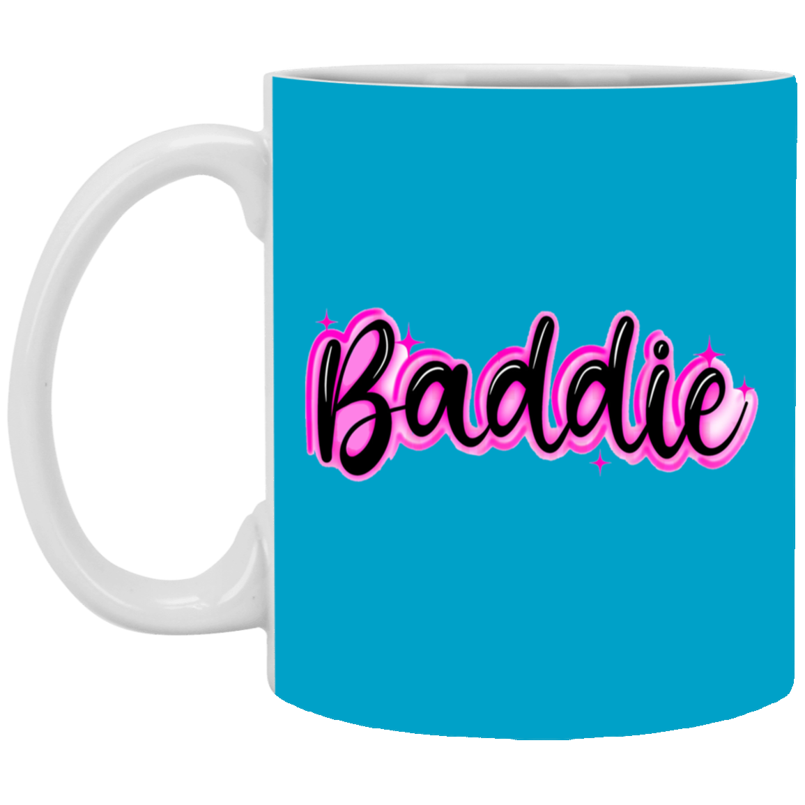 Baddie Gradient-11oz White Mug