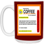 Coffee Prescription-15oz White Mug