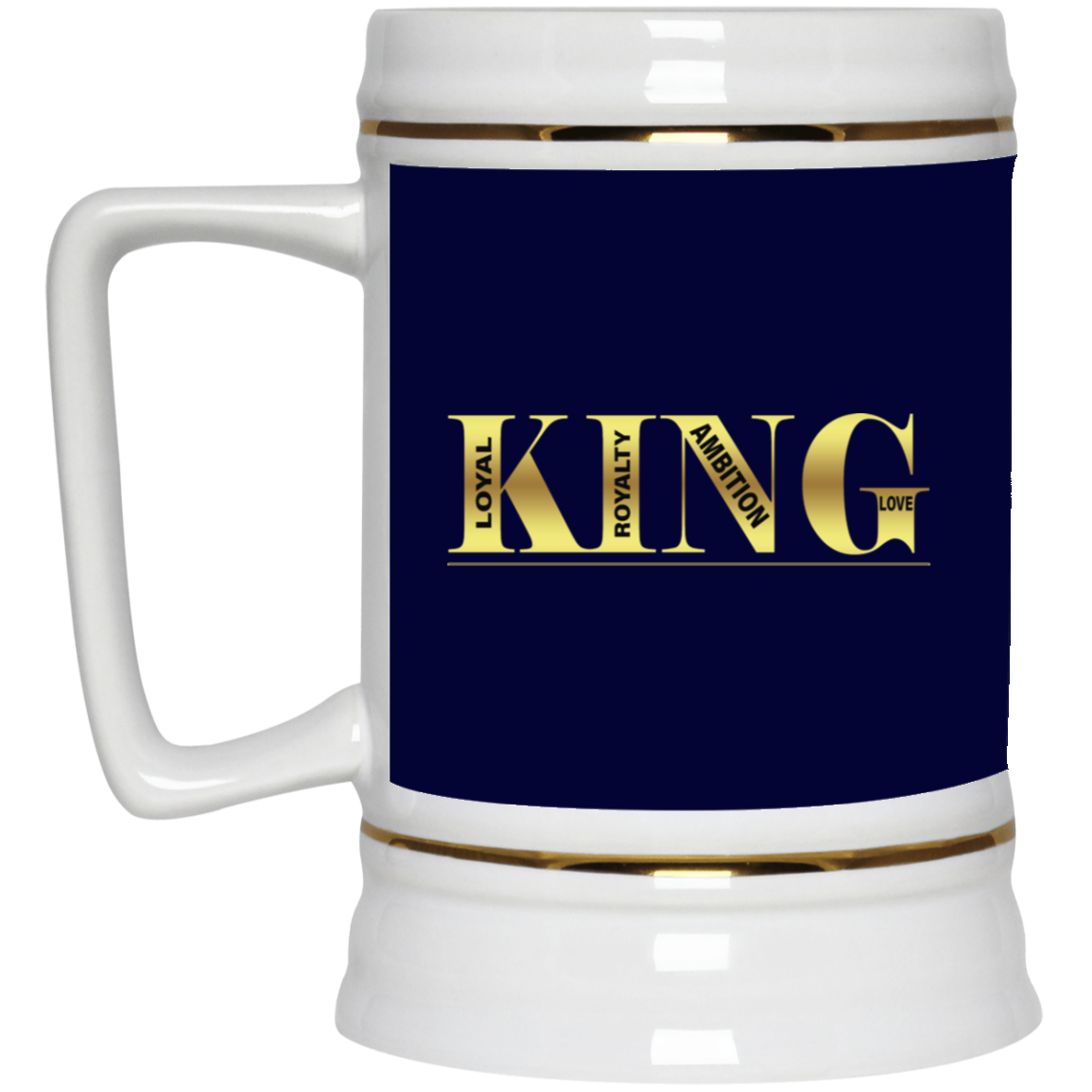 King-Beer Stein 22oz.