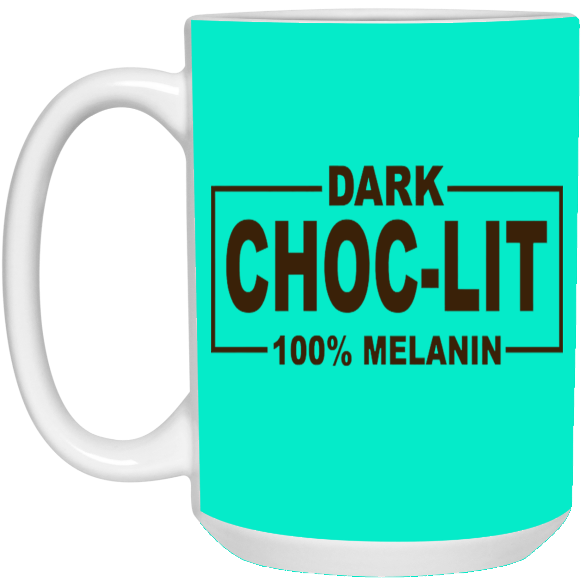 Dark Choc-Lit-15oz White Mug