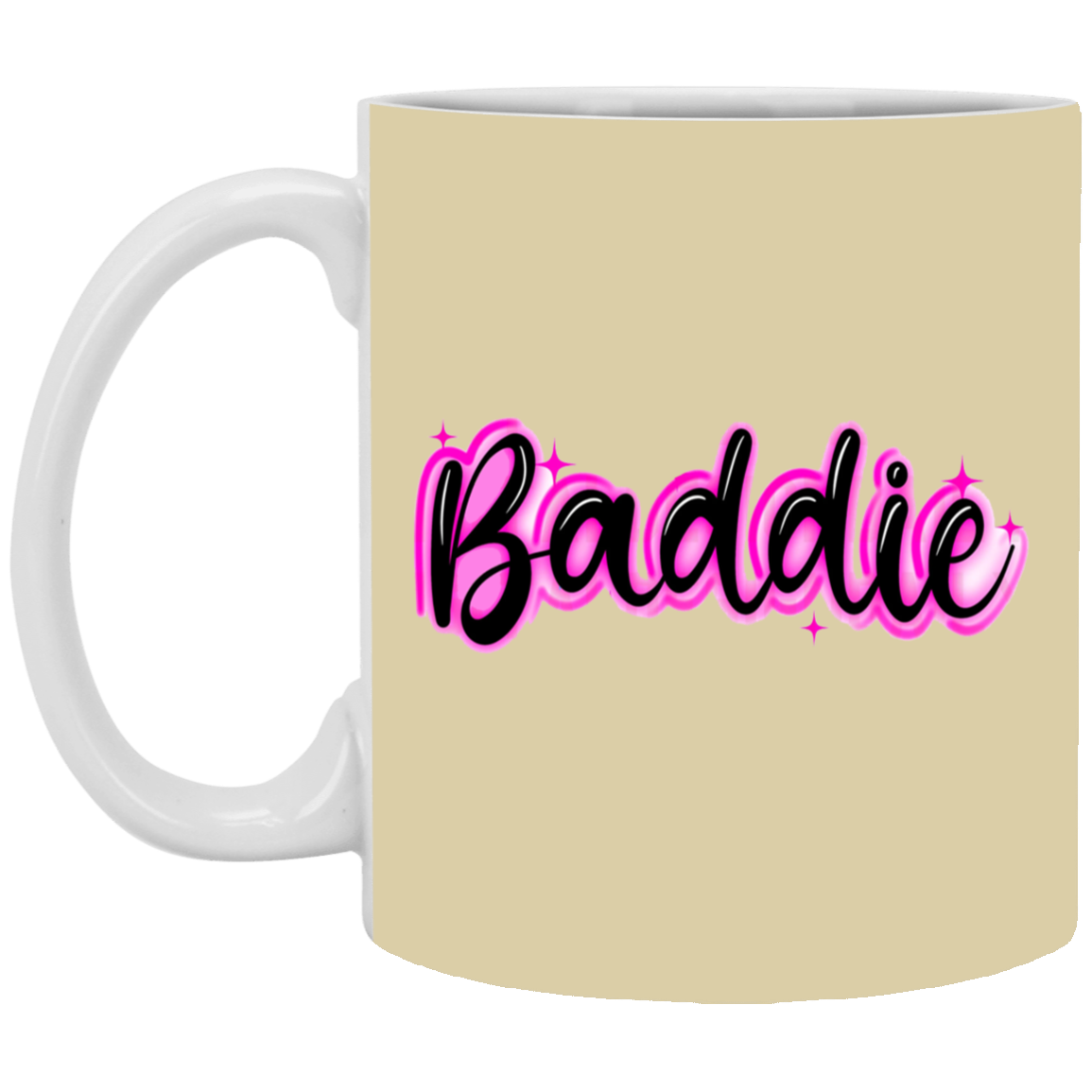 Baddie Gradient-11oz White Mug