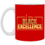 Black Excellence-11oz White Mug