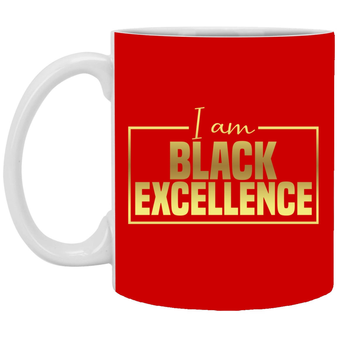 Black Excellence-11oz White Mug