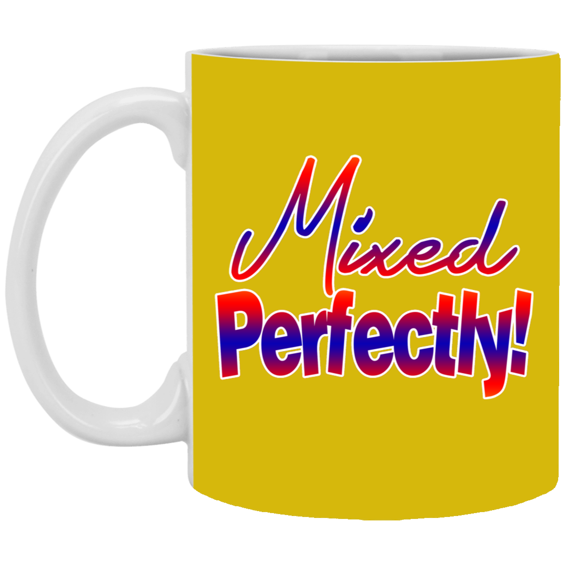 Mixed Perfectly-11oz White Mug
