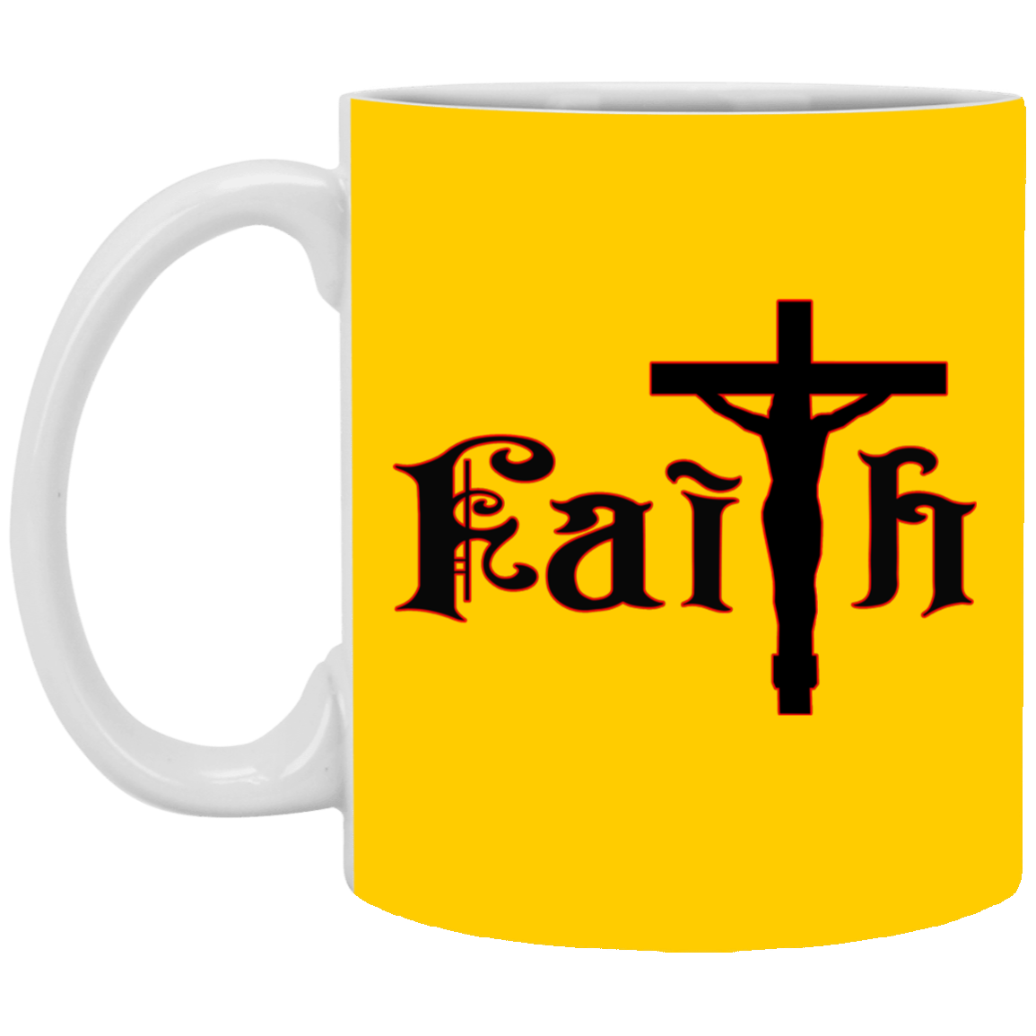 Faith-11oz White Mug