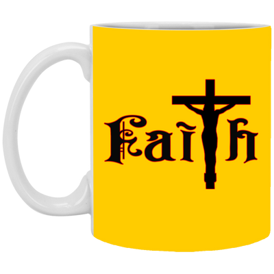 Faith-11oz White Mug