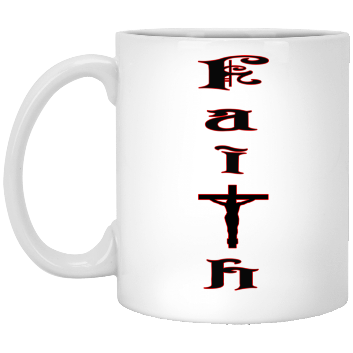 Faith-11oz White Mug