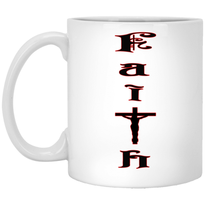 Faith-11oz White Mug