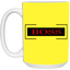 Boss-15oz White Mug