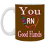 Good Hands-11oz White Mug