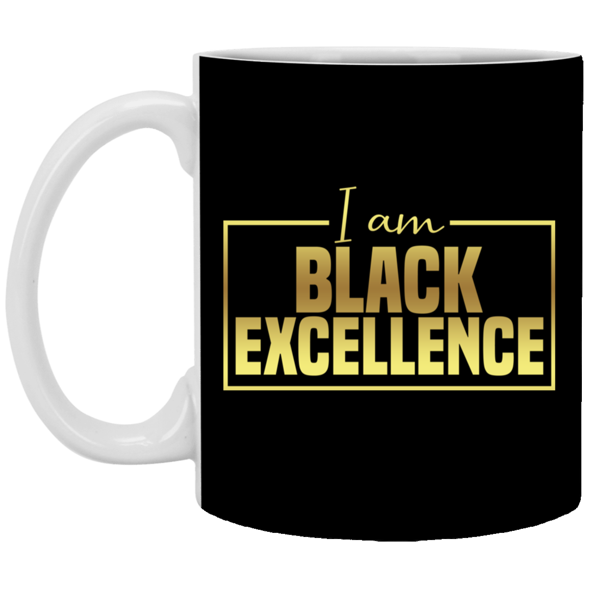 Black Excellence-11oz White Mug