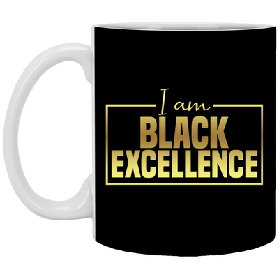 Black Excellence-11oz White Mug