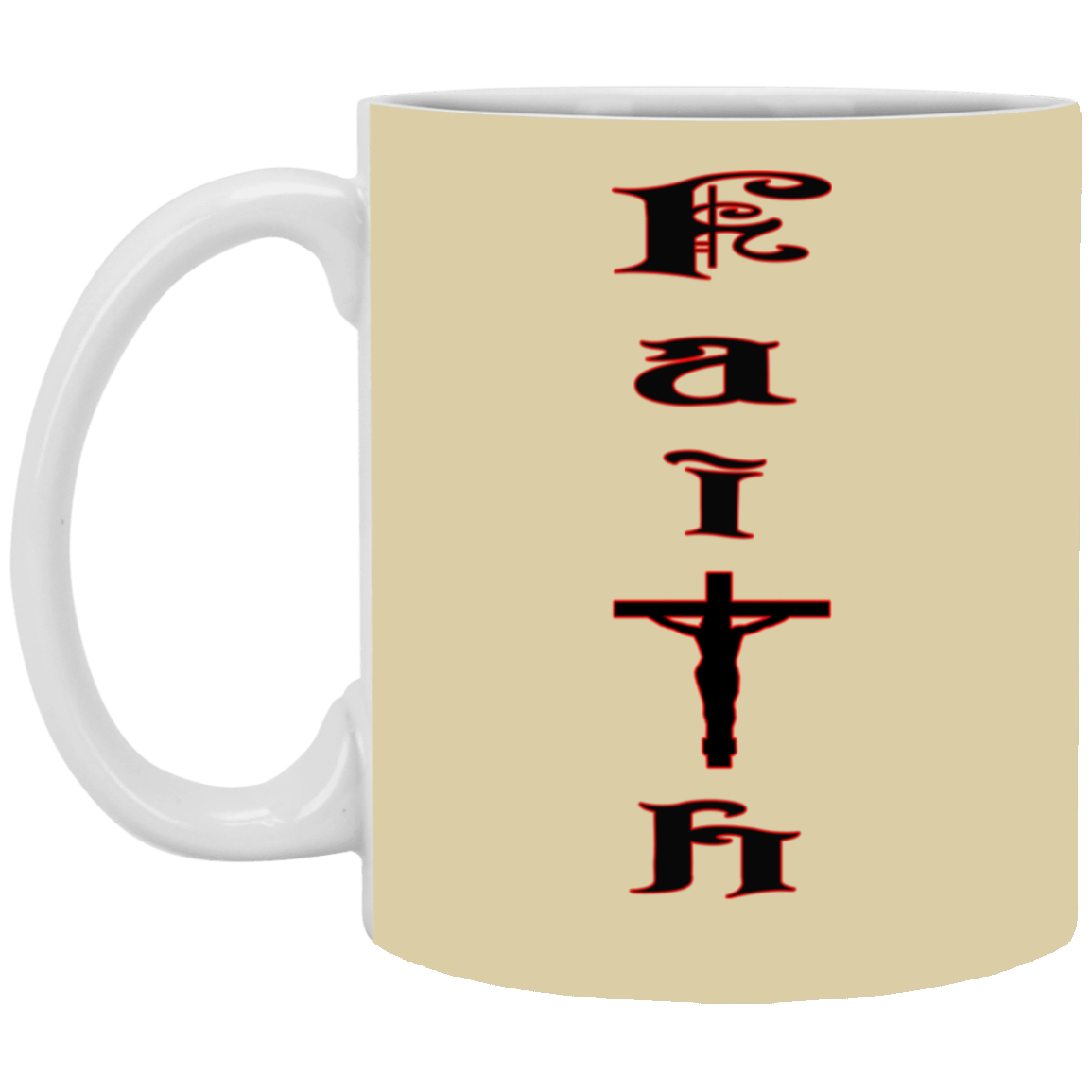 Faith-11oz White Mug