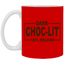 Dark Choc-Lit-11oz White Mug