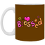 Blessed Flowers-11oz White Mug