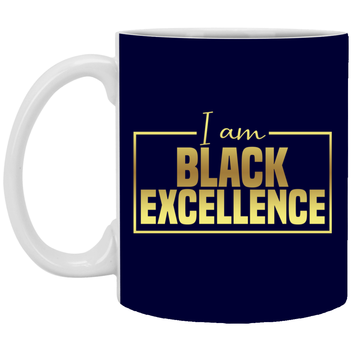 Black Excellence-11oz White Mug