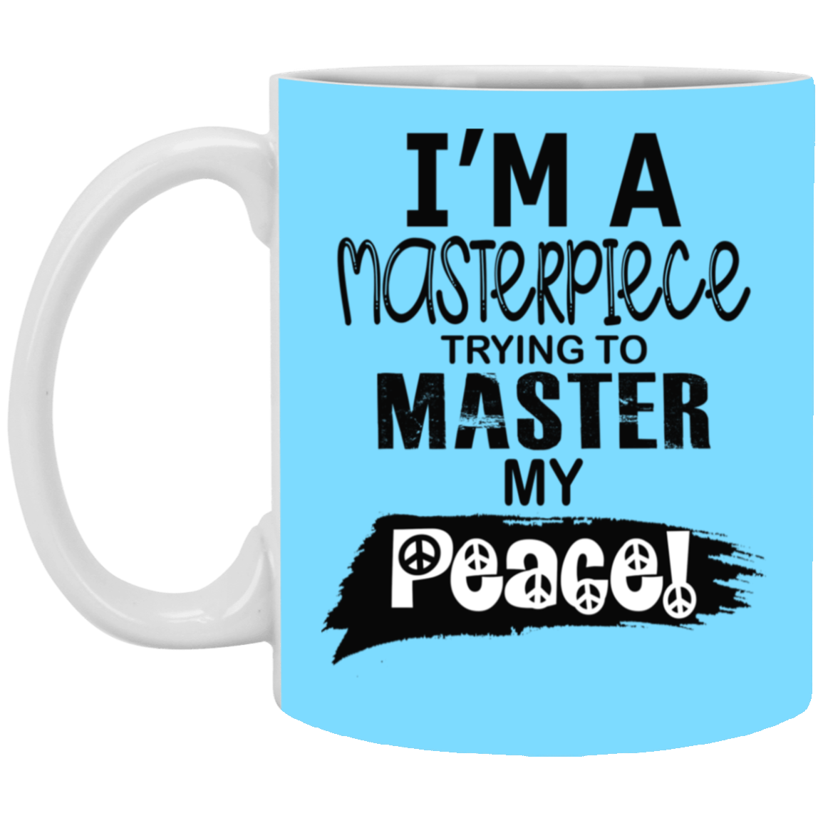 Master Peace-Black-11oz White Mug