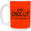 Dark Choc-Lit-15oz White Mug