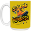 Standing on Business-Tim Boot-15oz White Mug