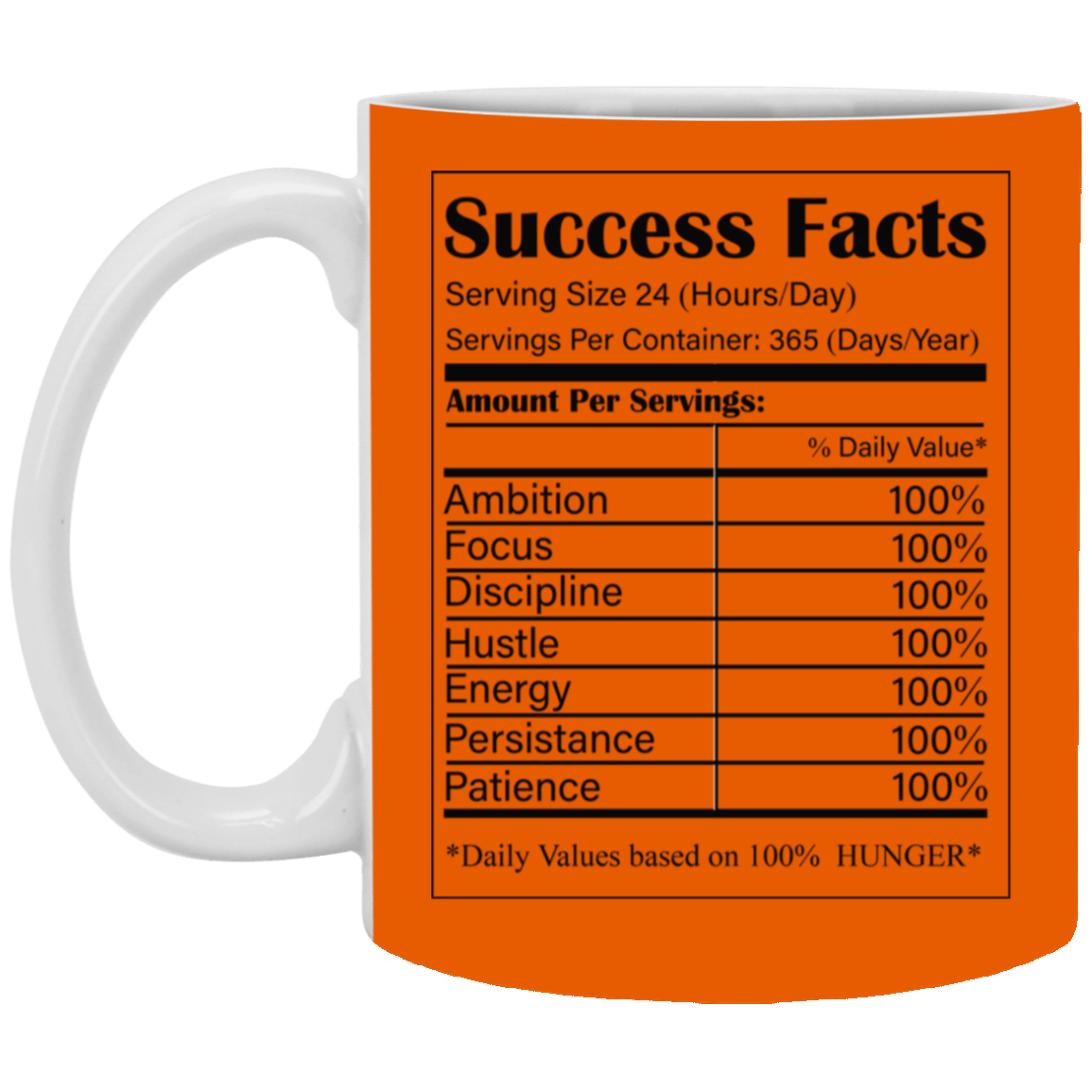 Success Facts-11oz White Mug