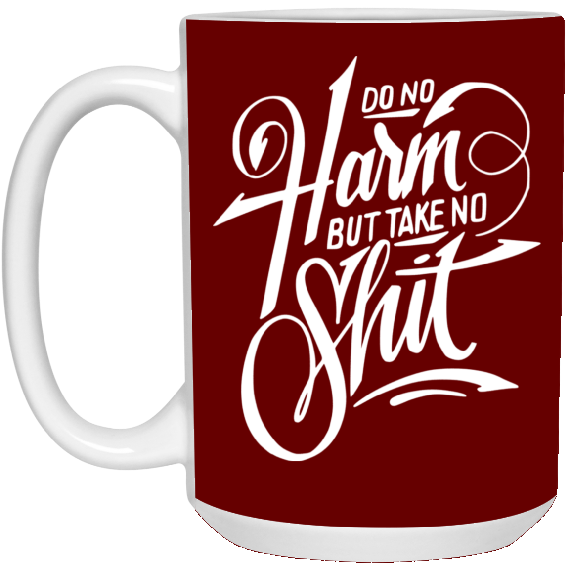 No Harm-15oz White Mug