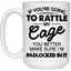 Rattle My Cage-15oz White Mug