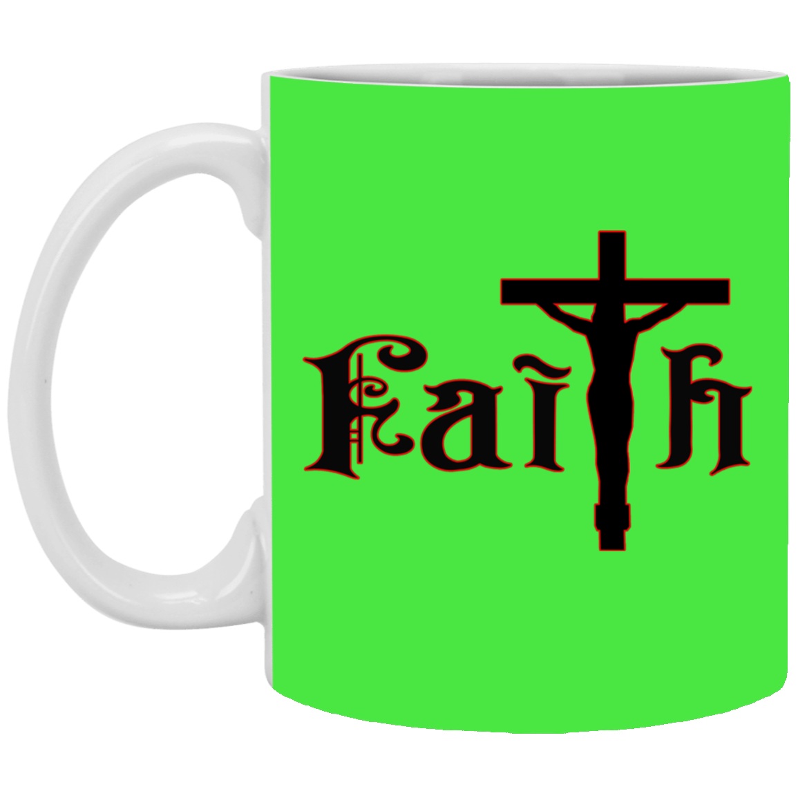 Faith-11oz White Mug