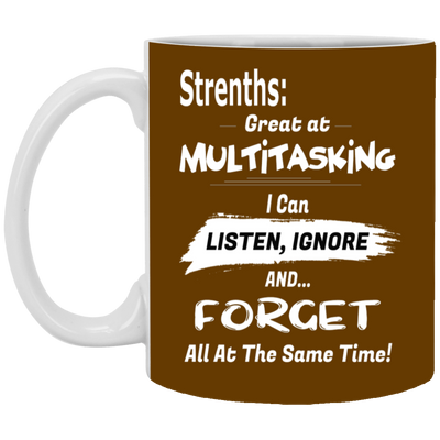 Multitasking Strengths-11oz White Mug