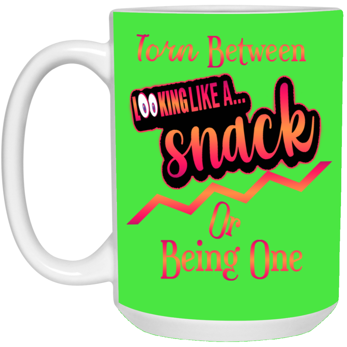 A Snack-15oz White Mug