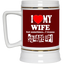 Square Up-Wife-Beer Stein 22oz.