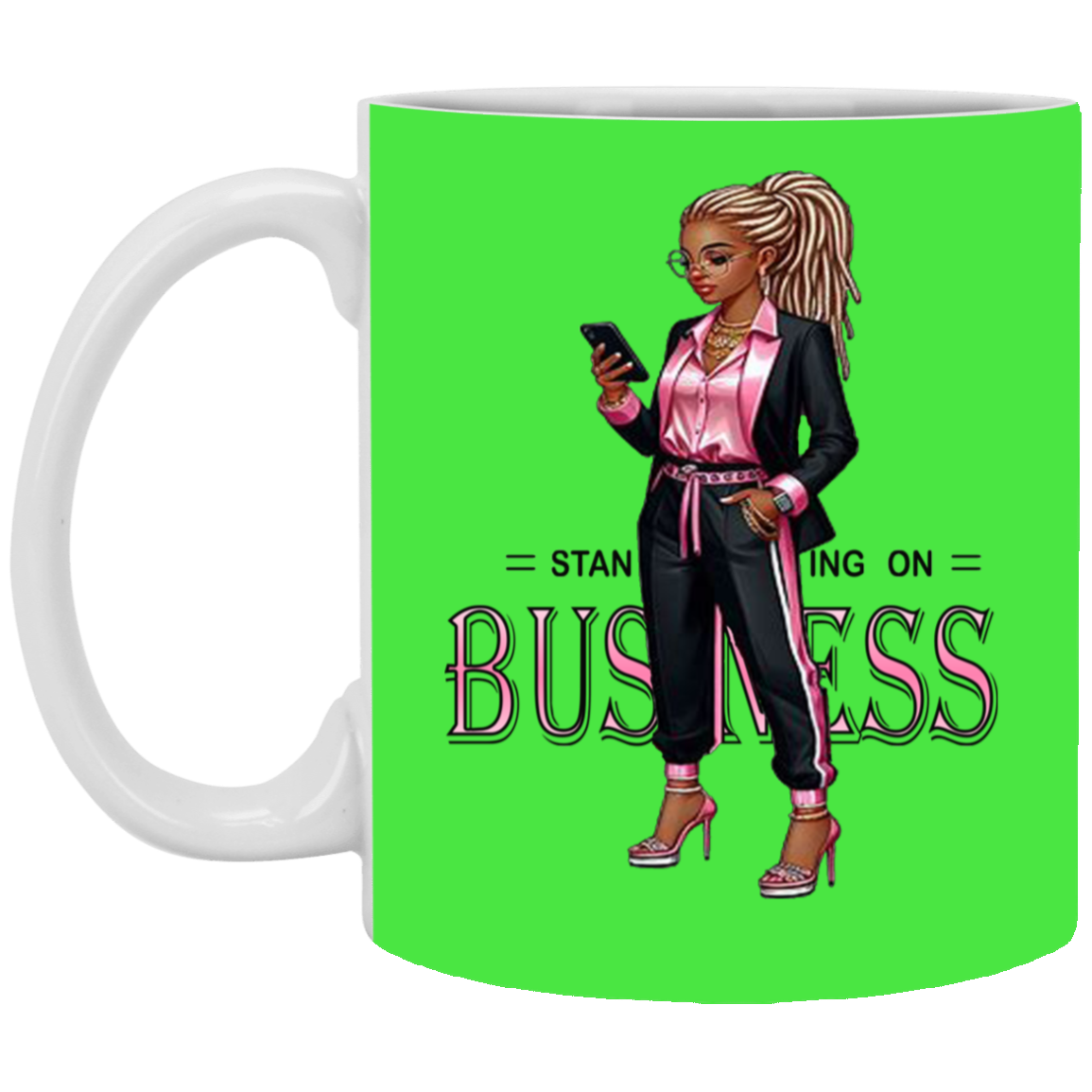 Standing on Business-Dreads-11oz White Mug