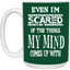 Even I'm Scared-15oz White Mug
